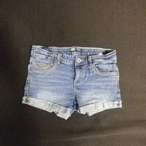 Denim shorts